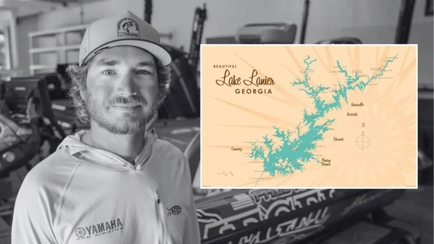 Elite Series pro Paul Marks on Lake Lanier
