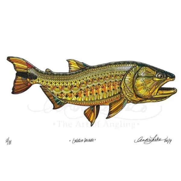 Andrea Larko Golden Dorado Art