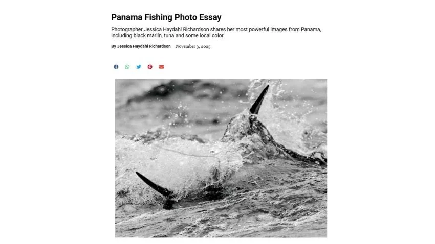 Jessica Haydahl Richardson photo essay about Panama fishing