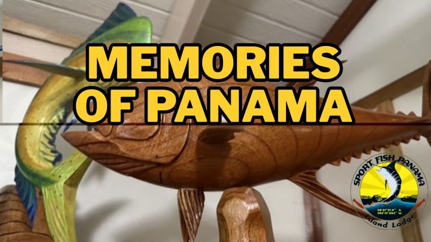 Panama fishing sculpture gifts