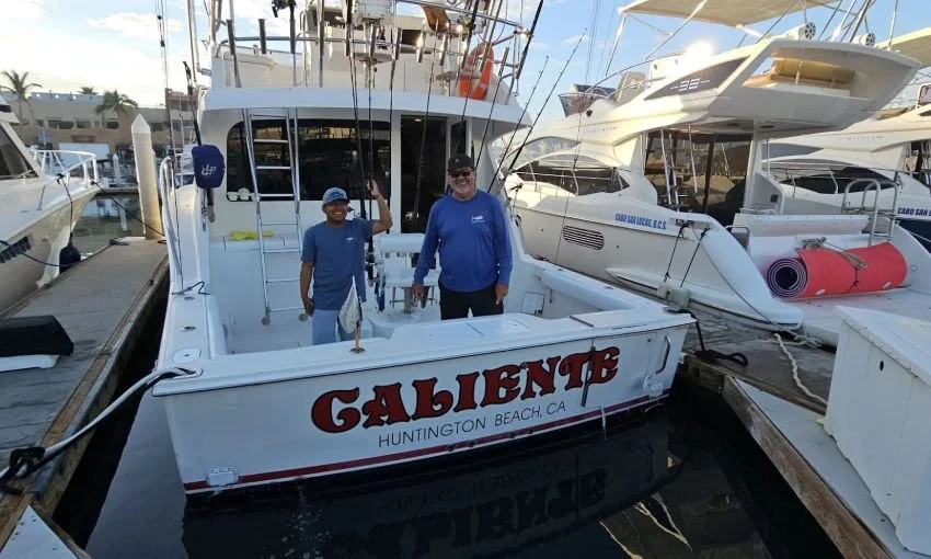 Captain Jaime and Mate Silverio on Caliente Cabo San Lucas