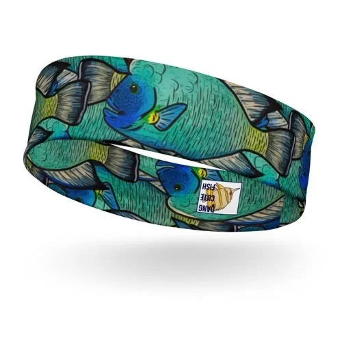Colorful Napoleon Wrasse headband for girls and women