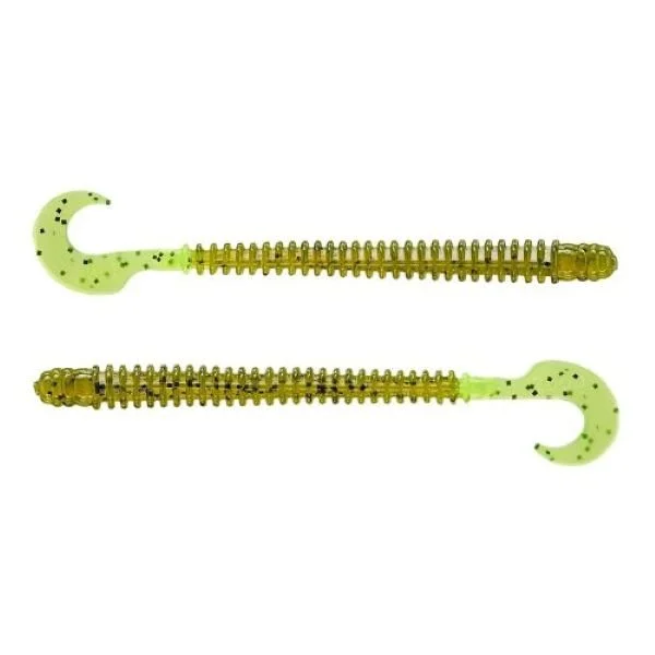Zoom 4" Dead Ringer Watermelon Chartreuse Tail