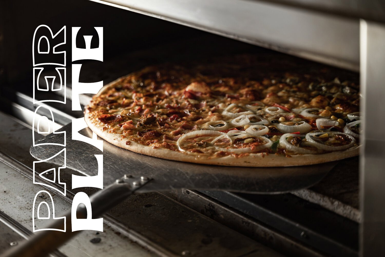 Paper Plate Pizza - Lifestyle