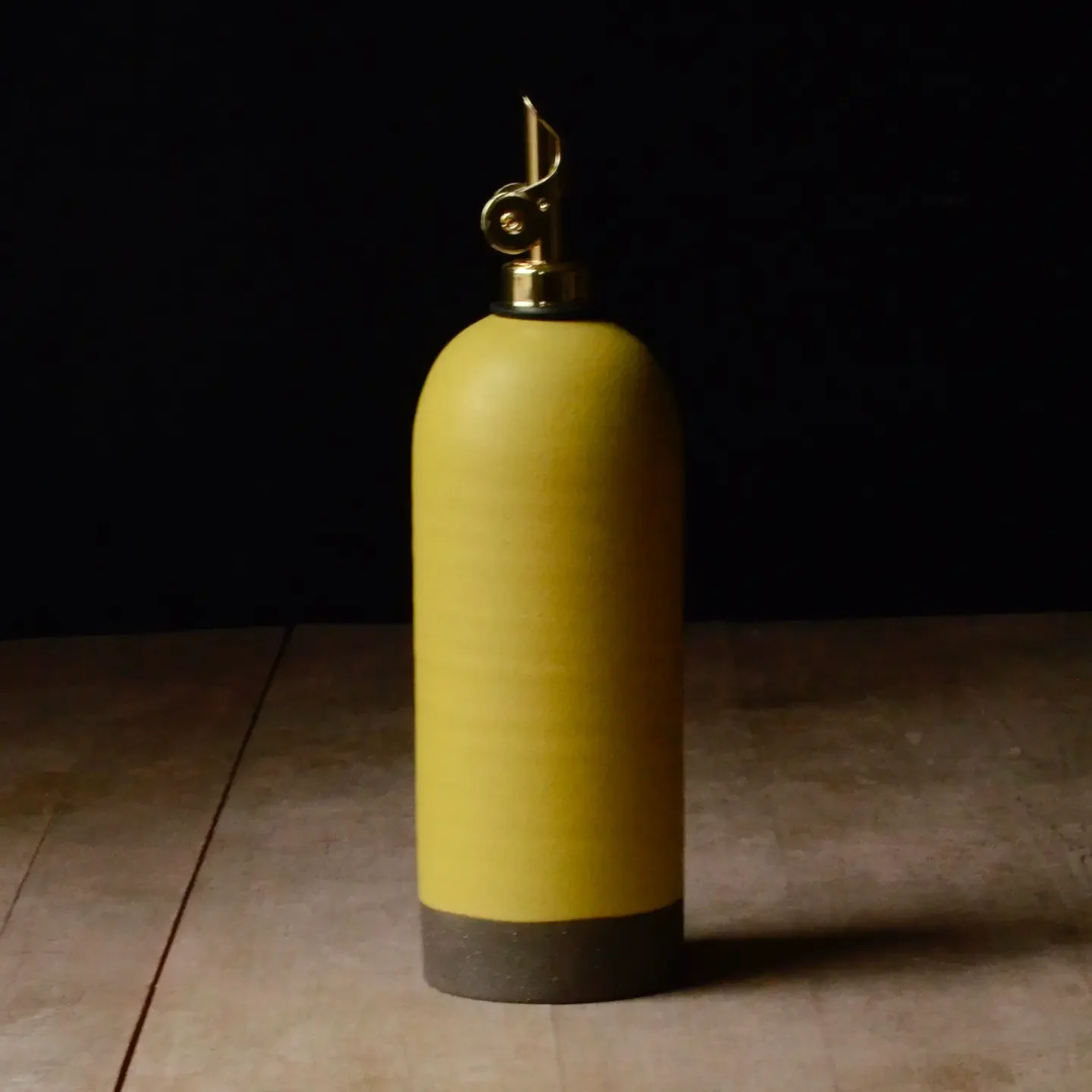 Oil Decanter in Yellow
