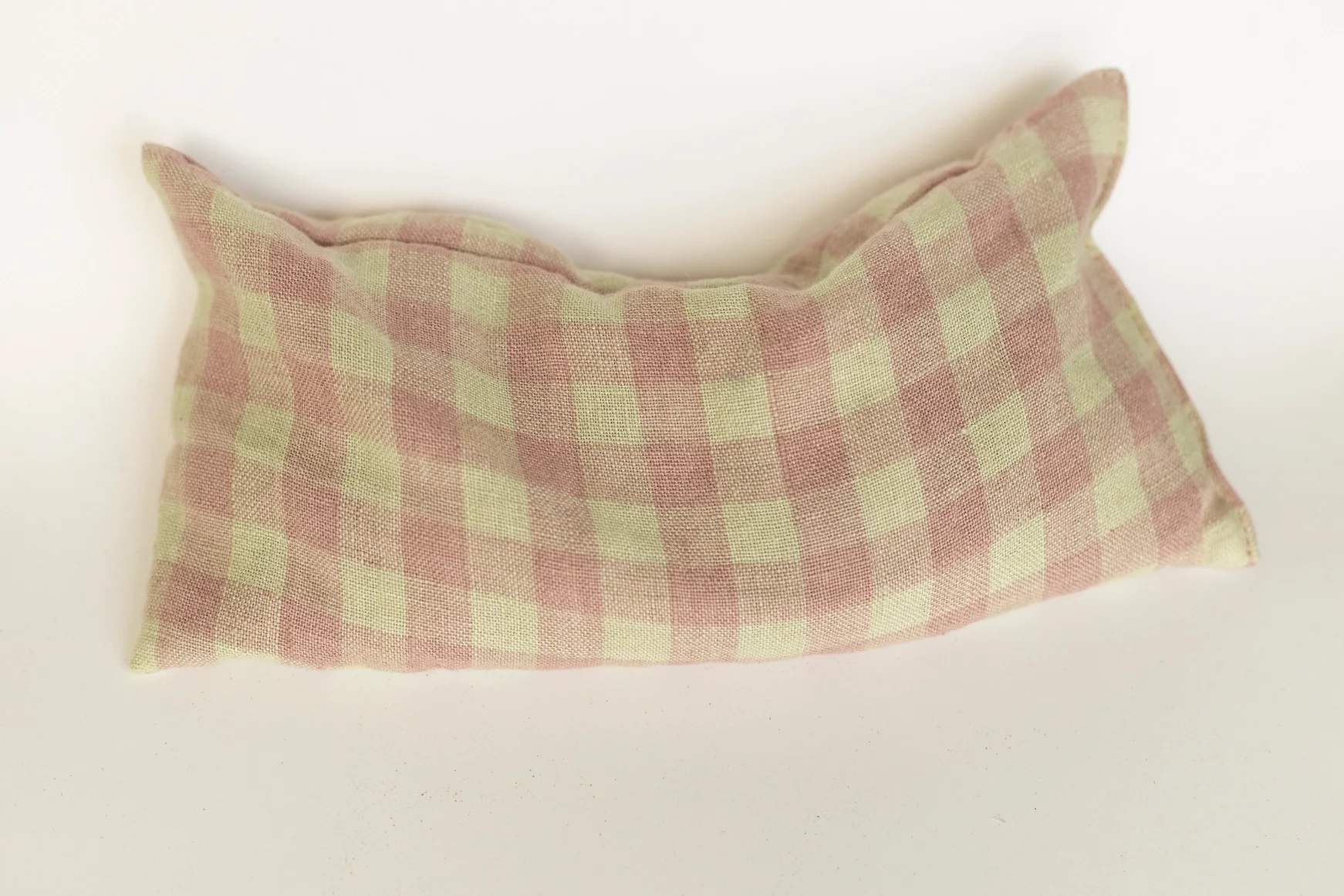 Eye Pillow In Pink Gingham