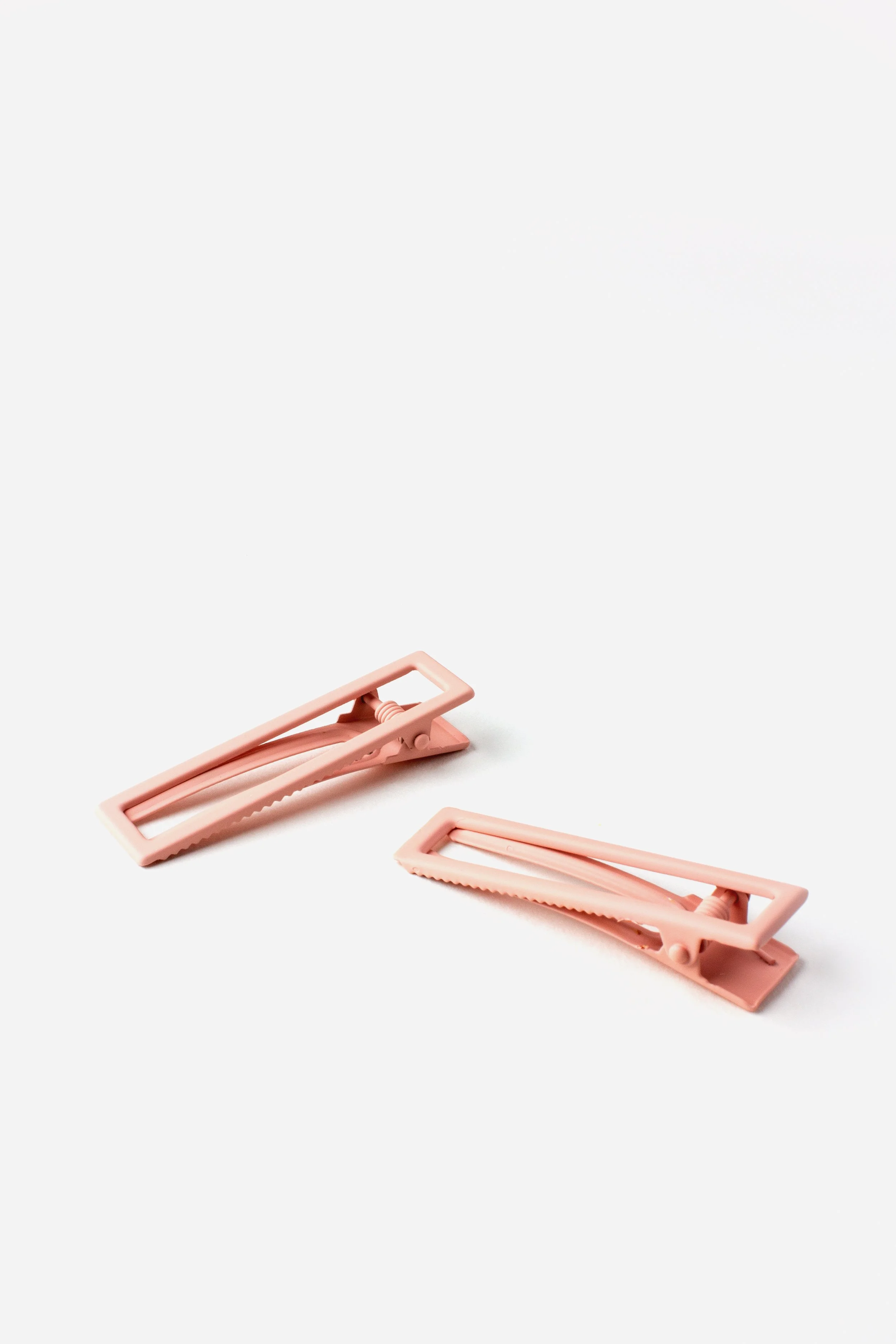 Lu Lu Hair Clips In Roseate