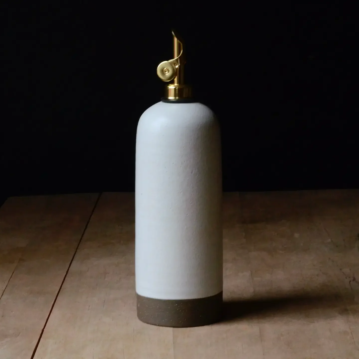 Oil Decanter in White