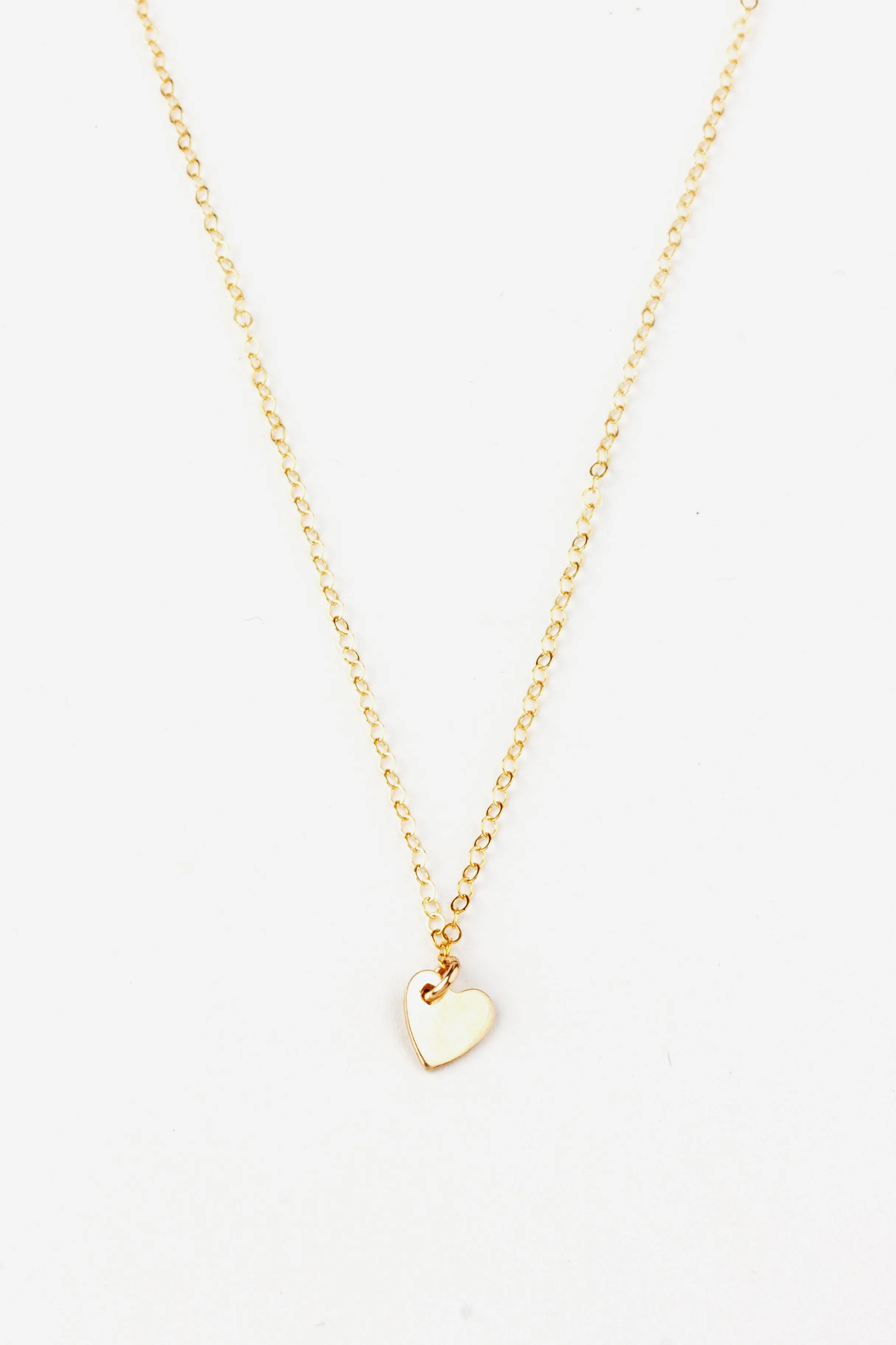 Lennon Heart Necklace in Gold