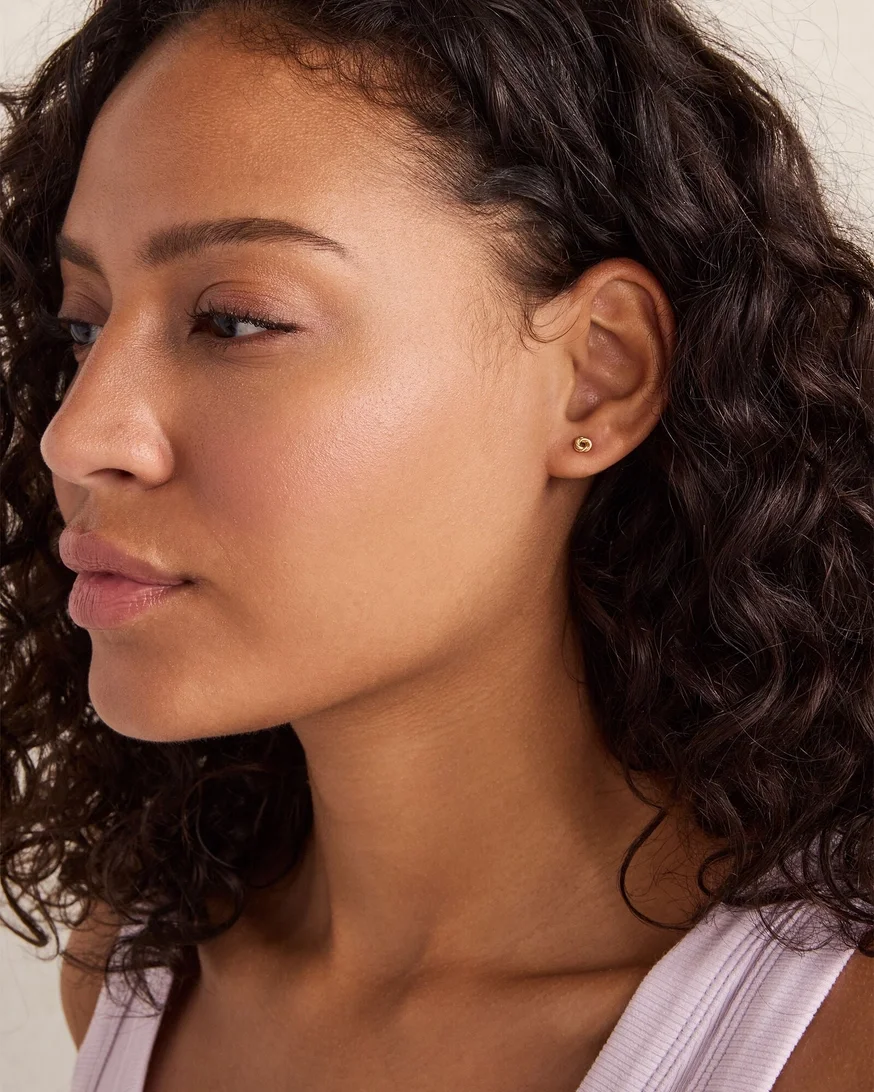 2 Petite Knot Studs in Gold.webp