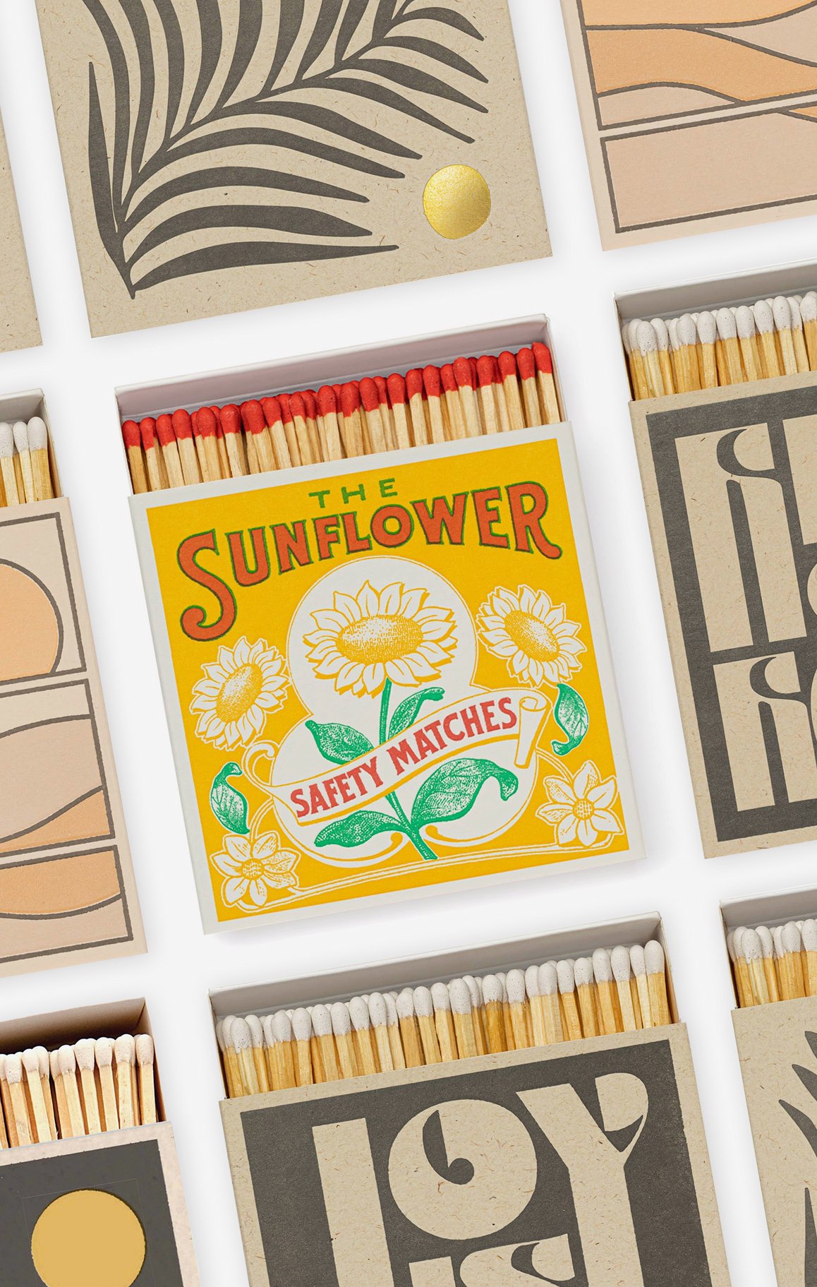 Archivist Gallery Matchboxes Sunflower 3psd.jpg