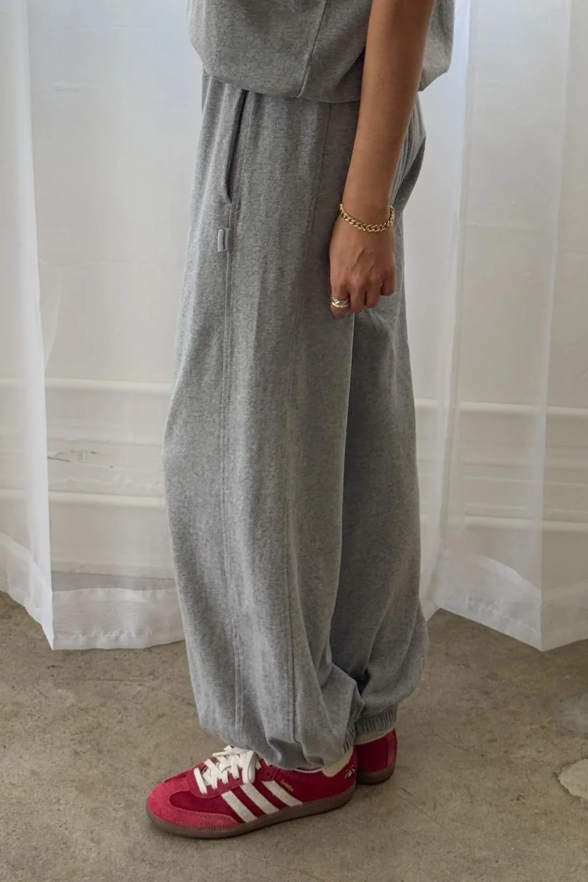 2_Le Bon Shoppe Balloon Pants in Heather Grey.jpg