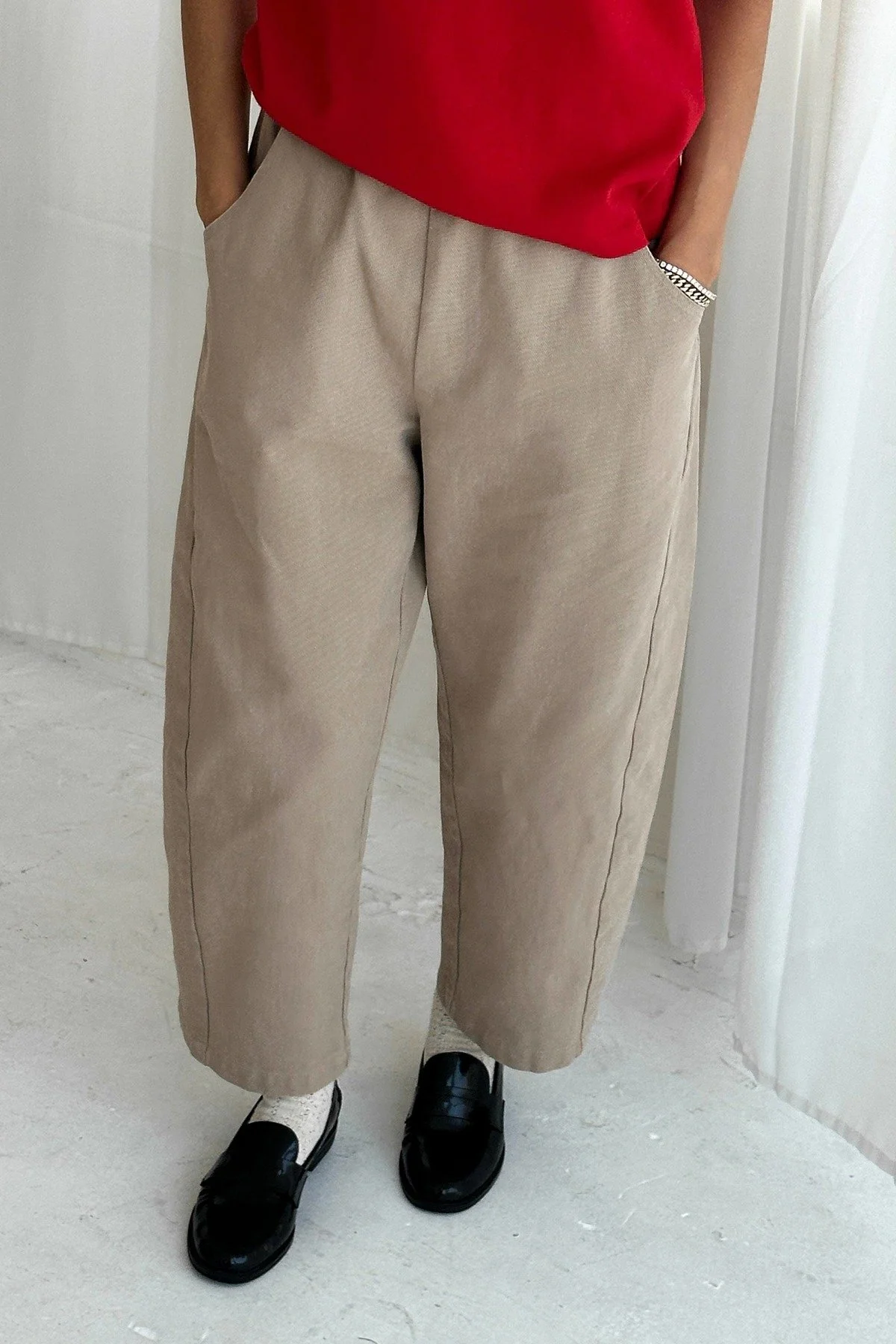 2 Le Bon Shoppe Arc Pants in Taupe.jpg
