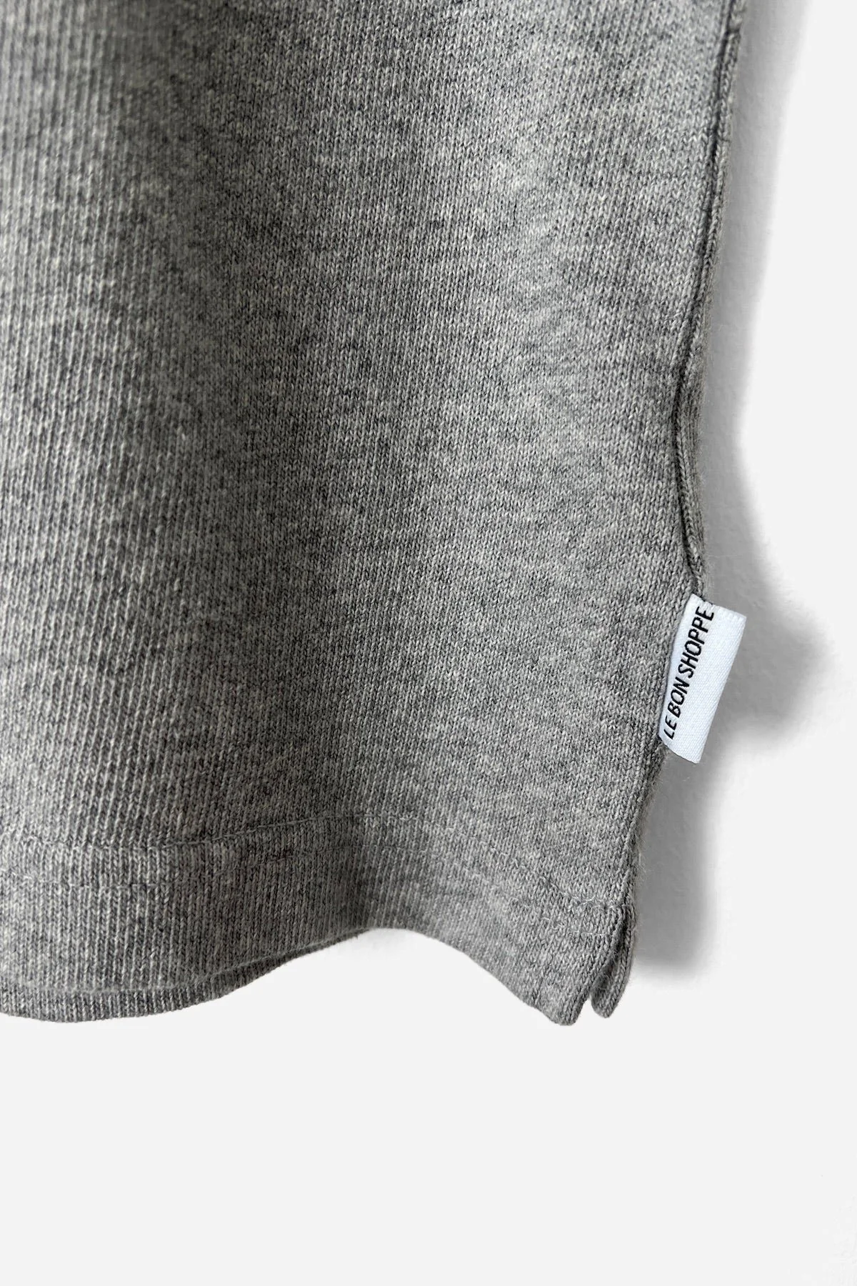 2 Le Bon Shoppe Jeanne Tee in Heather Gray.jpg