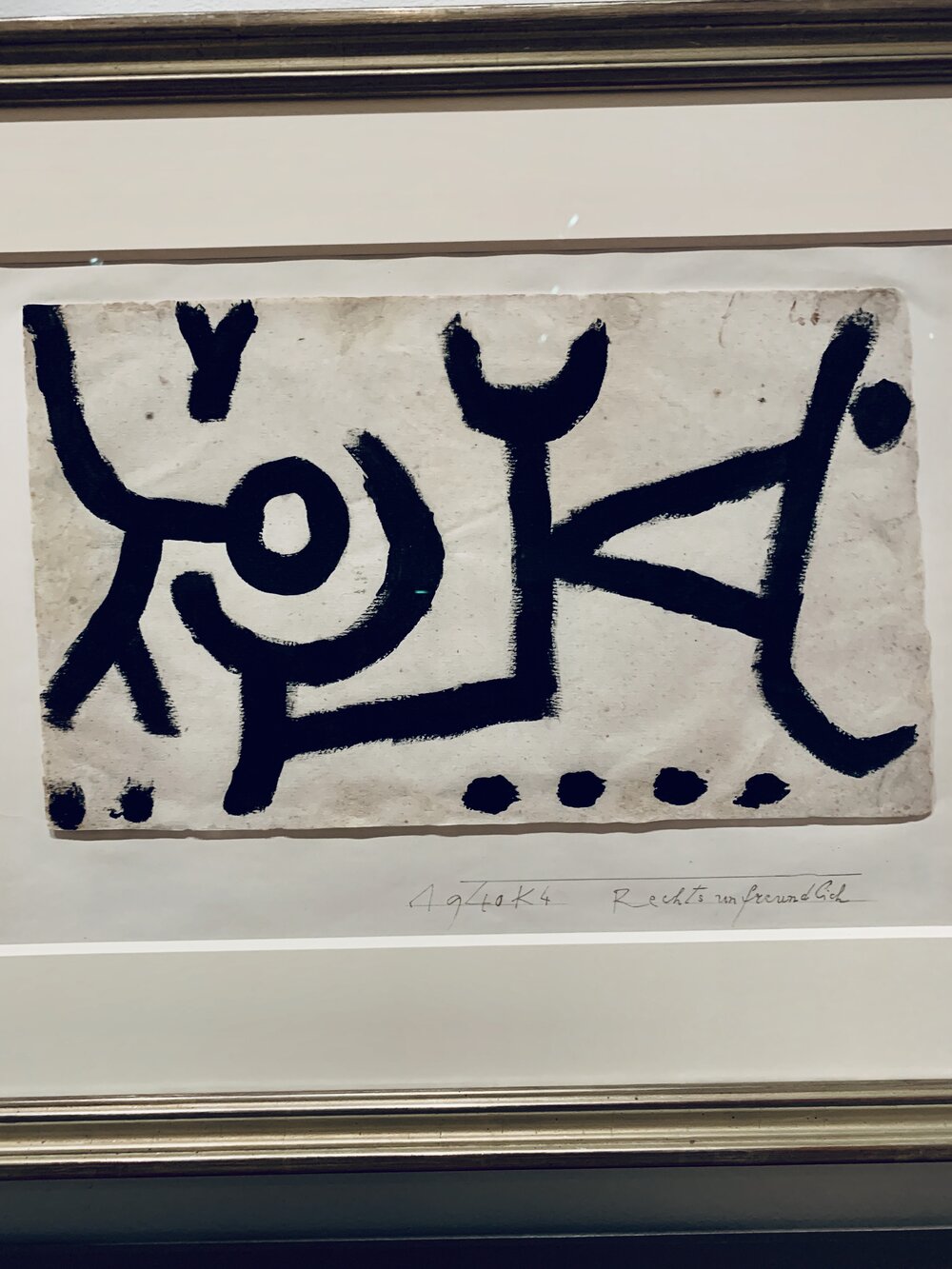 Rechts unfreundlich by Paul Klee