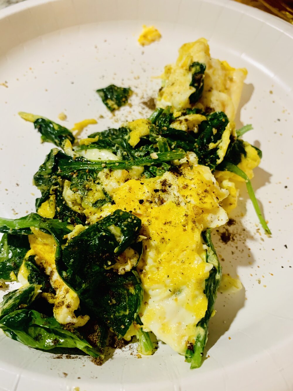 Scrambled eggs with spinach and mushrooms.jpeg