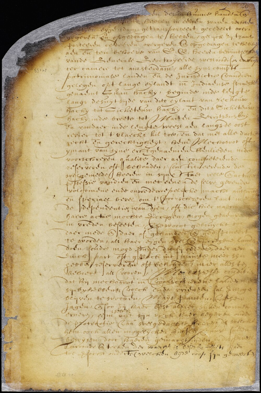 1639 Indian Deed to West India Co. (page 2) 