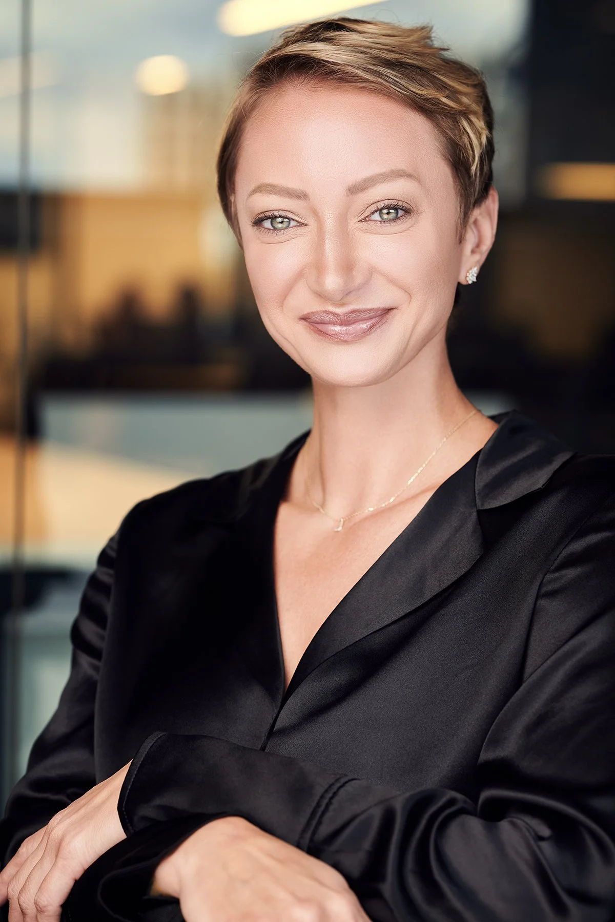 Modern business headshot of a female professional for local brand and website photography