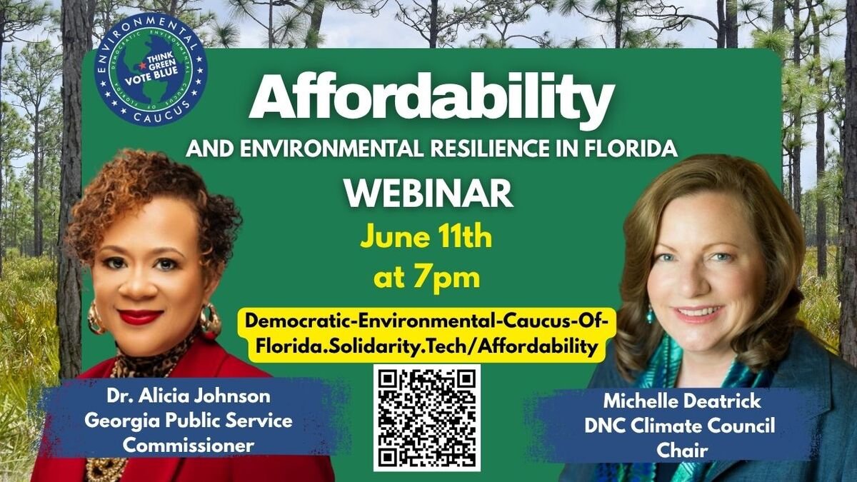 Affordability and Environmental Resilience in Florida Webinar, June 11, 2026