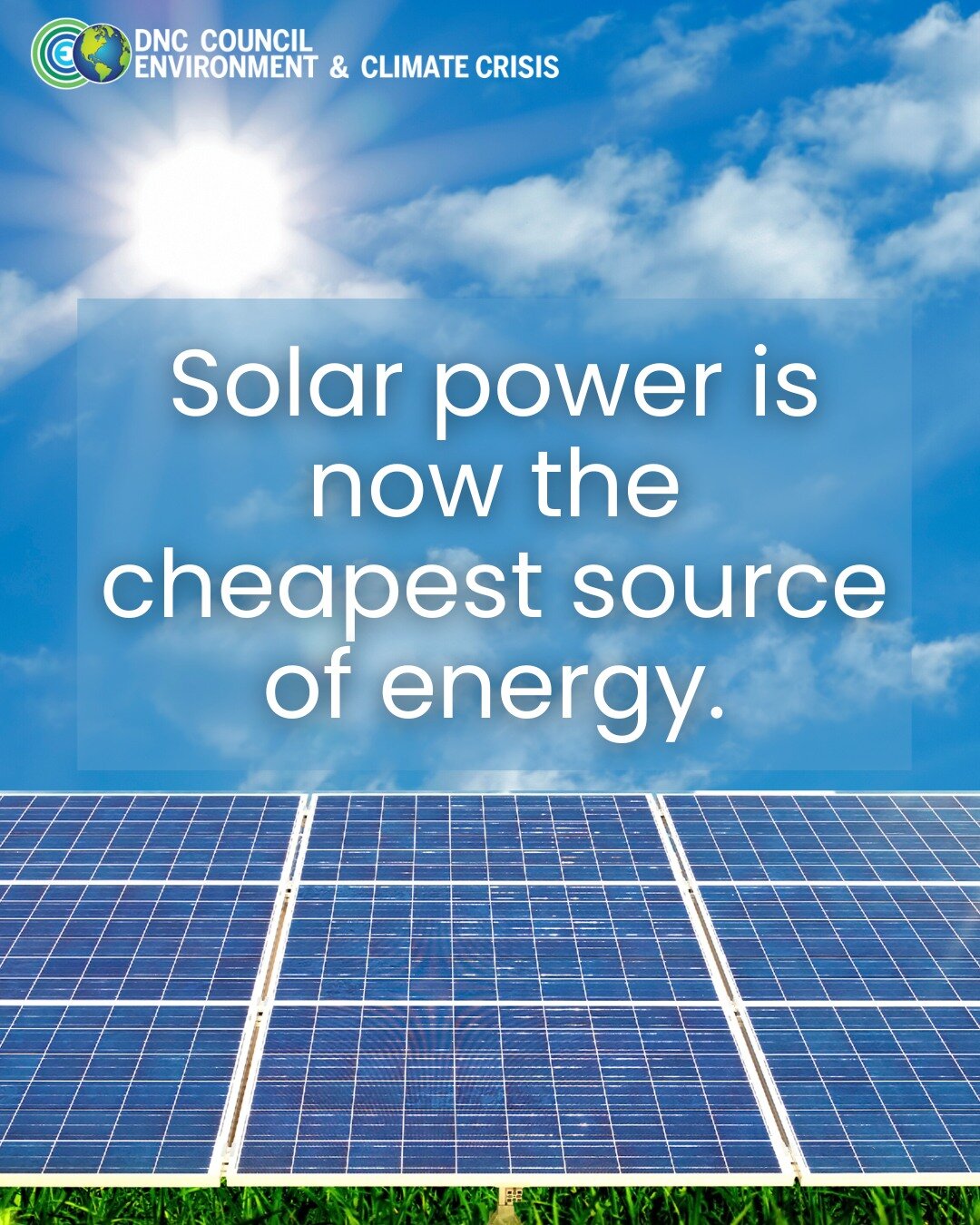 Celebrating Solar Appreciation Day!☀️

Thanks to continued investment in clean energy manufacturing and projects by the Biden-Harris Administration, solar power is cheaper than ever &mdash; even cheaper than fossil fuels.
.
.
.
.
#SolarAppreciationDa