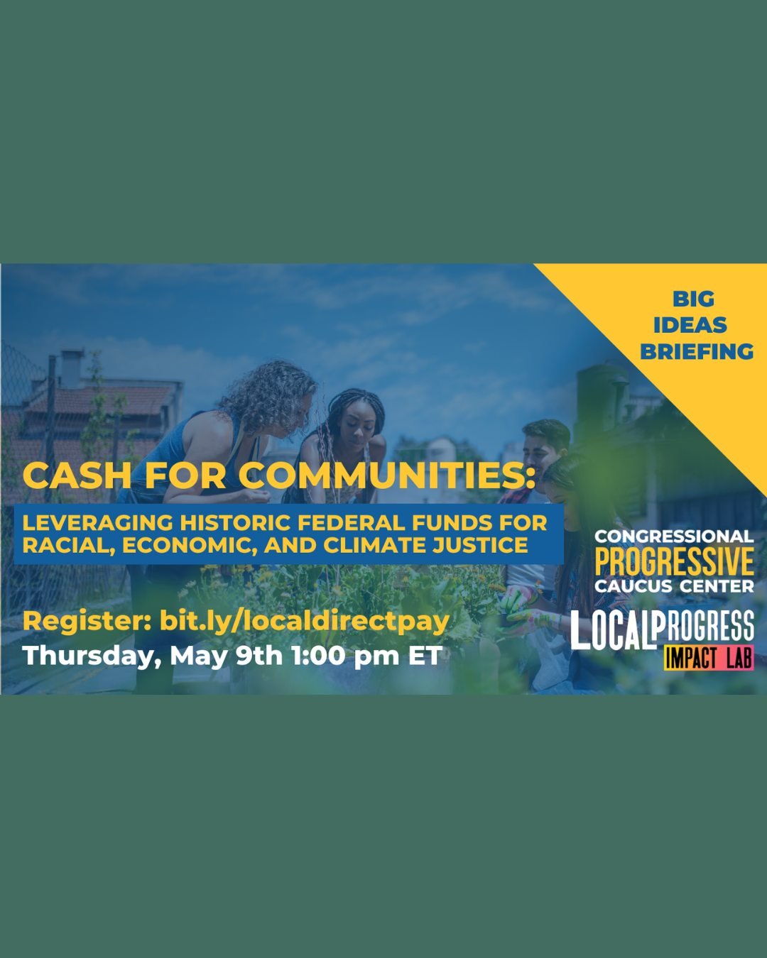 🔋 Want to help your community take advantage of clean energy tax credits? 

Learn how you and other leaders can champion Direct Pay from the Inflation Reduction Act and empower your community! The Direct Pay program enables community-based organizat