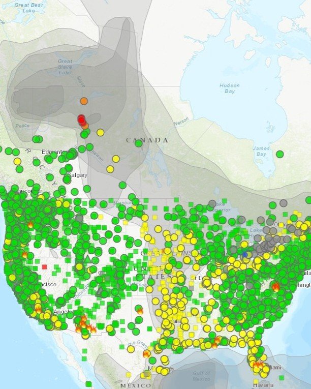 Haze in the air? Wildfire season has already begun, strengthened by conditions related to the climate crisis: areas of extreme drought and dormant 2023 &quot;zombie&quot; fires re-igniting. 🔥

Check fire.airnow.gov for conditions in your area - here