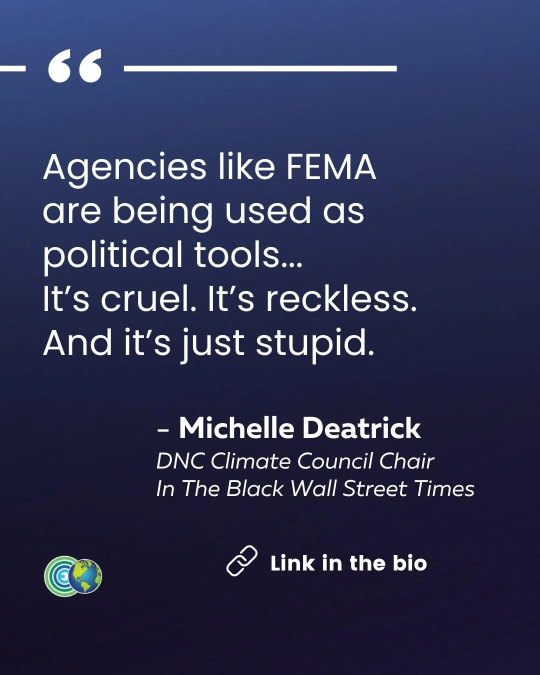 The Black Wall Street Times reports: At the Oklahoma Democratic Party Convention's Fight Back Panel, Council Chair Deatrick spoke about the Trump Administration's reckless and cruel use of FEMA and other agencies as political tools. 

.
.
.
.
.
.

 #