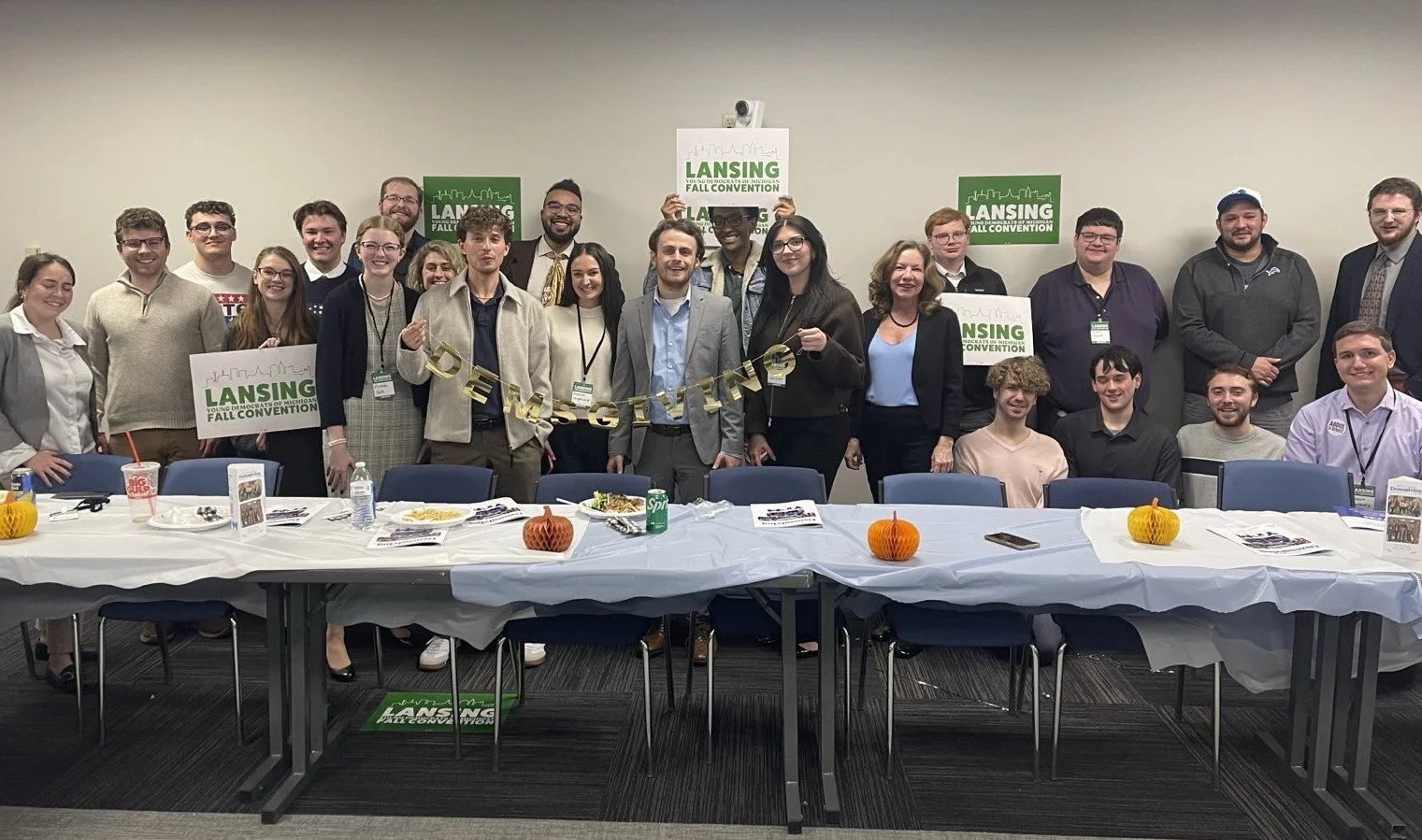 Chair Deatrick Featured at Michigan Young Democrats’ Demsgiving