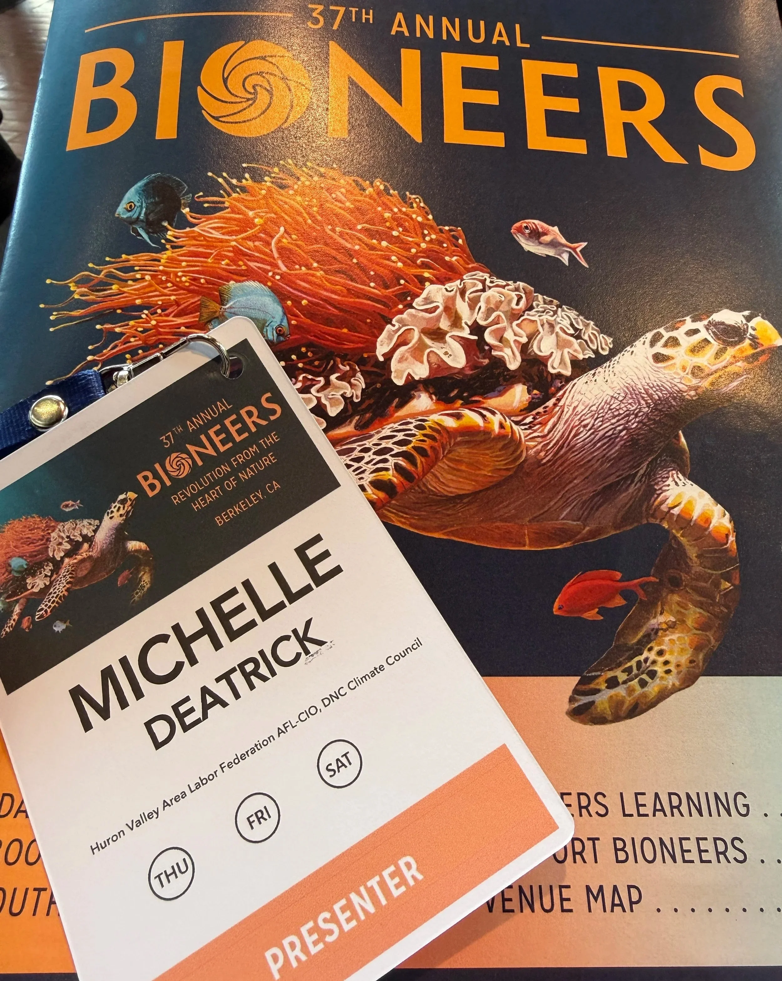 Chair Deatrick Leads Workshop at Bioneers Convention, Berkeley