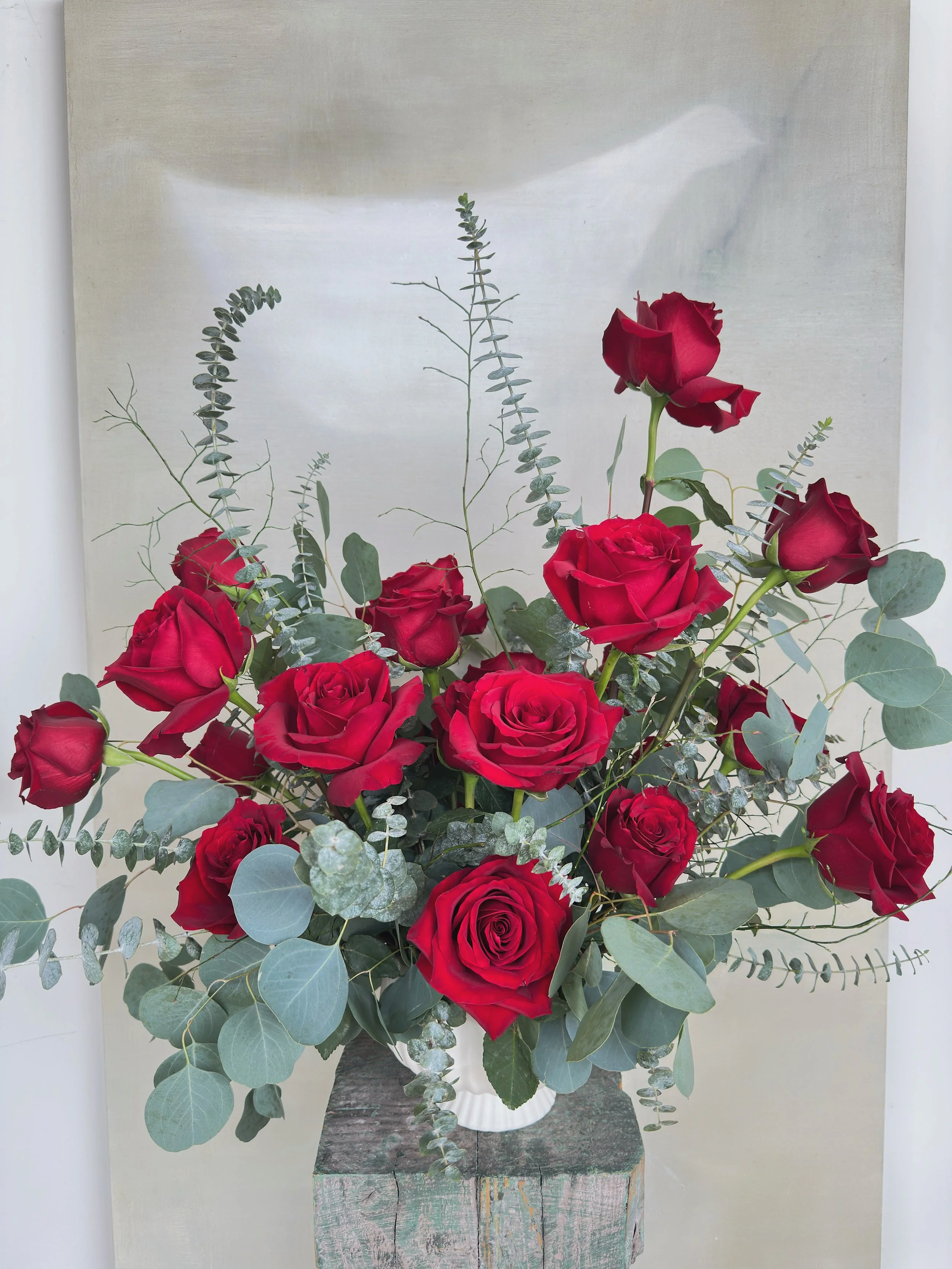 One Dozen Long Stem Roses