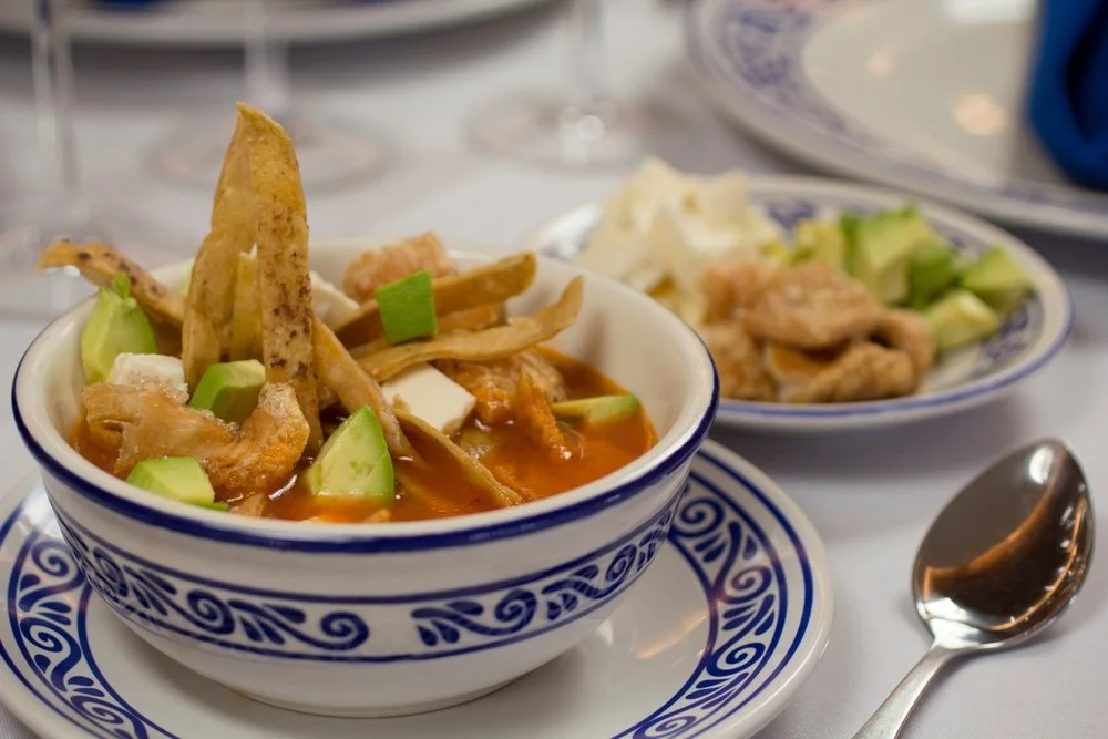 Sopa de Tortilla Ahumada (Smoky Tortilla Soup)