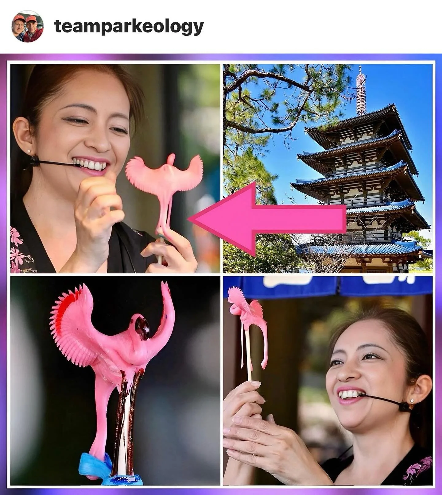 Thank you @teamparkeology for posting this. I appreciate so much. I miss you too 💕
&ldquo; Meet Miyuki, she demonstrated Japanese candy art, known as Amezaiku, for 17 years at EPCOT. Disney guests loved watching her turn rice paste into birds, fish 