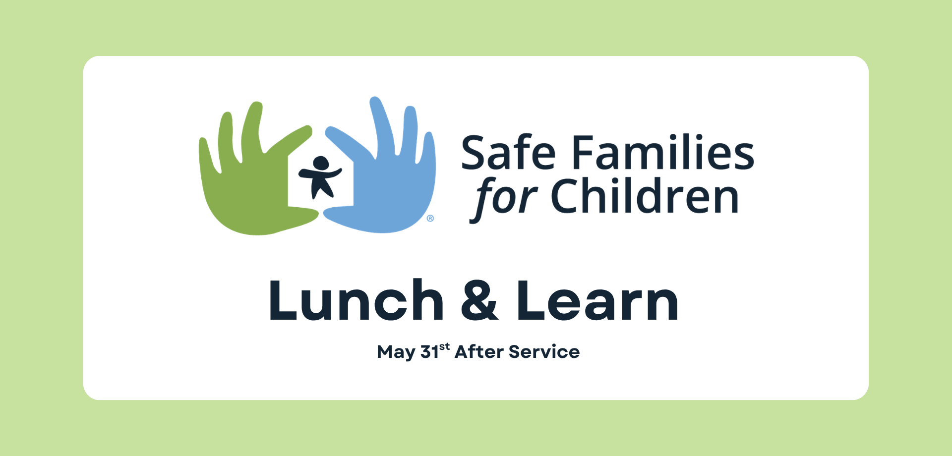 Safe Families Lunch & Learn