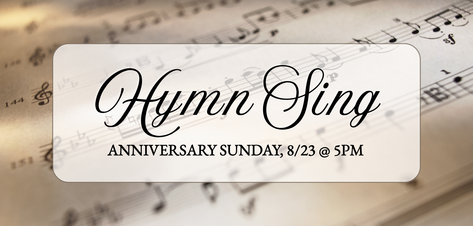 Hymn Sing