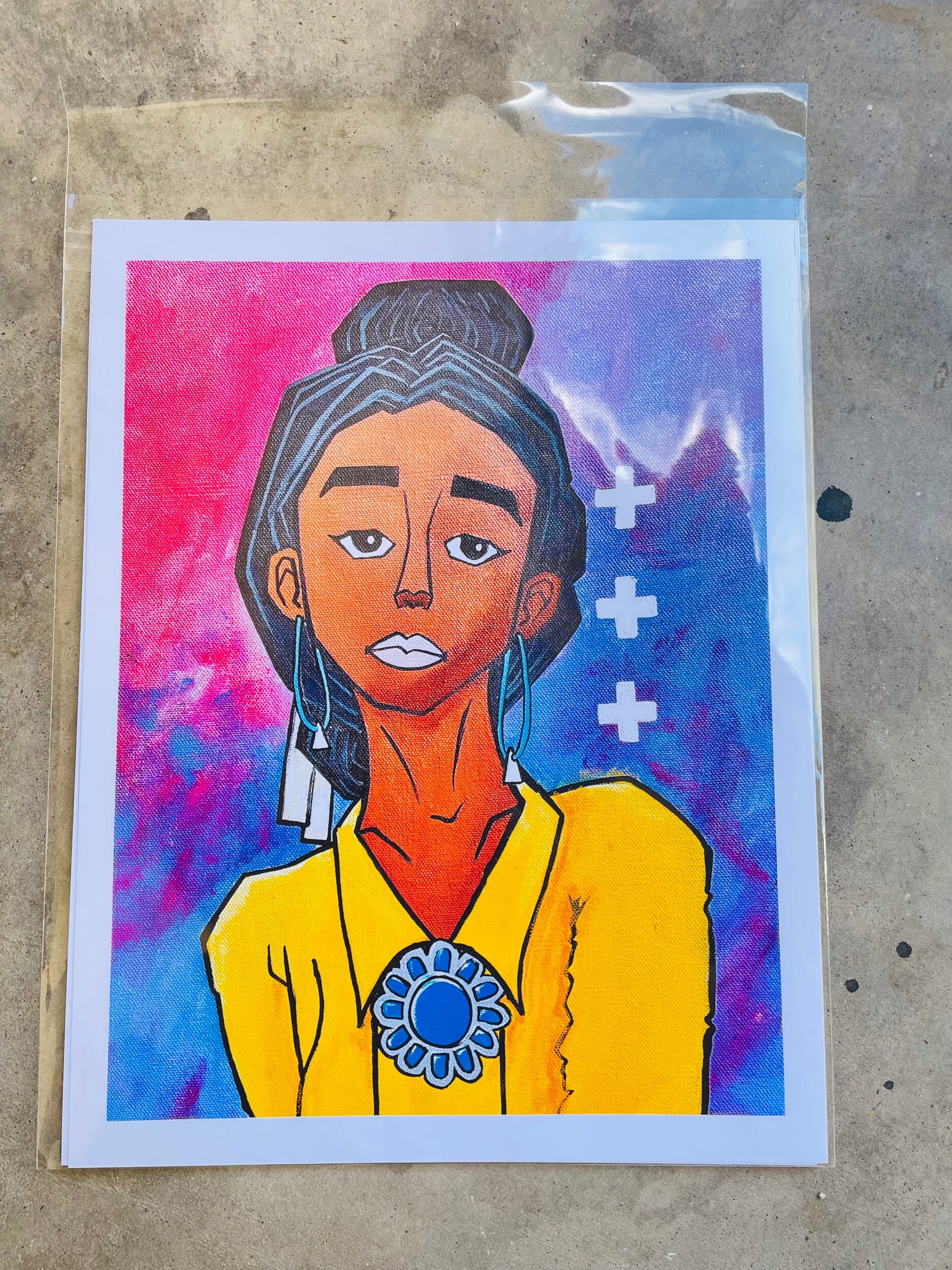 Print - Navajo Girl #2
