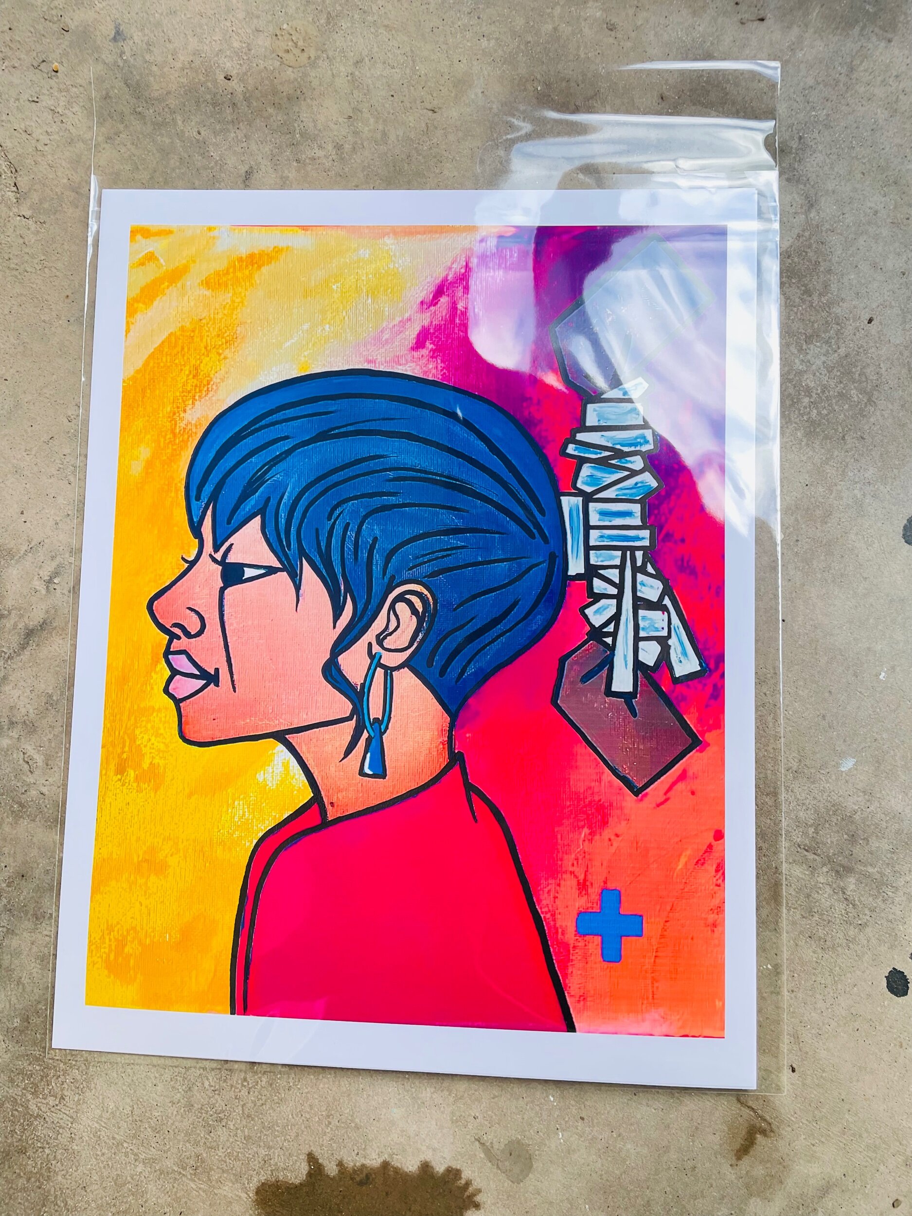 Print - Navajo Girl #1