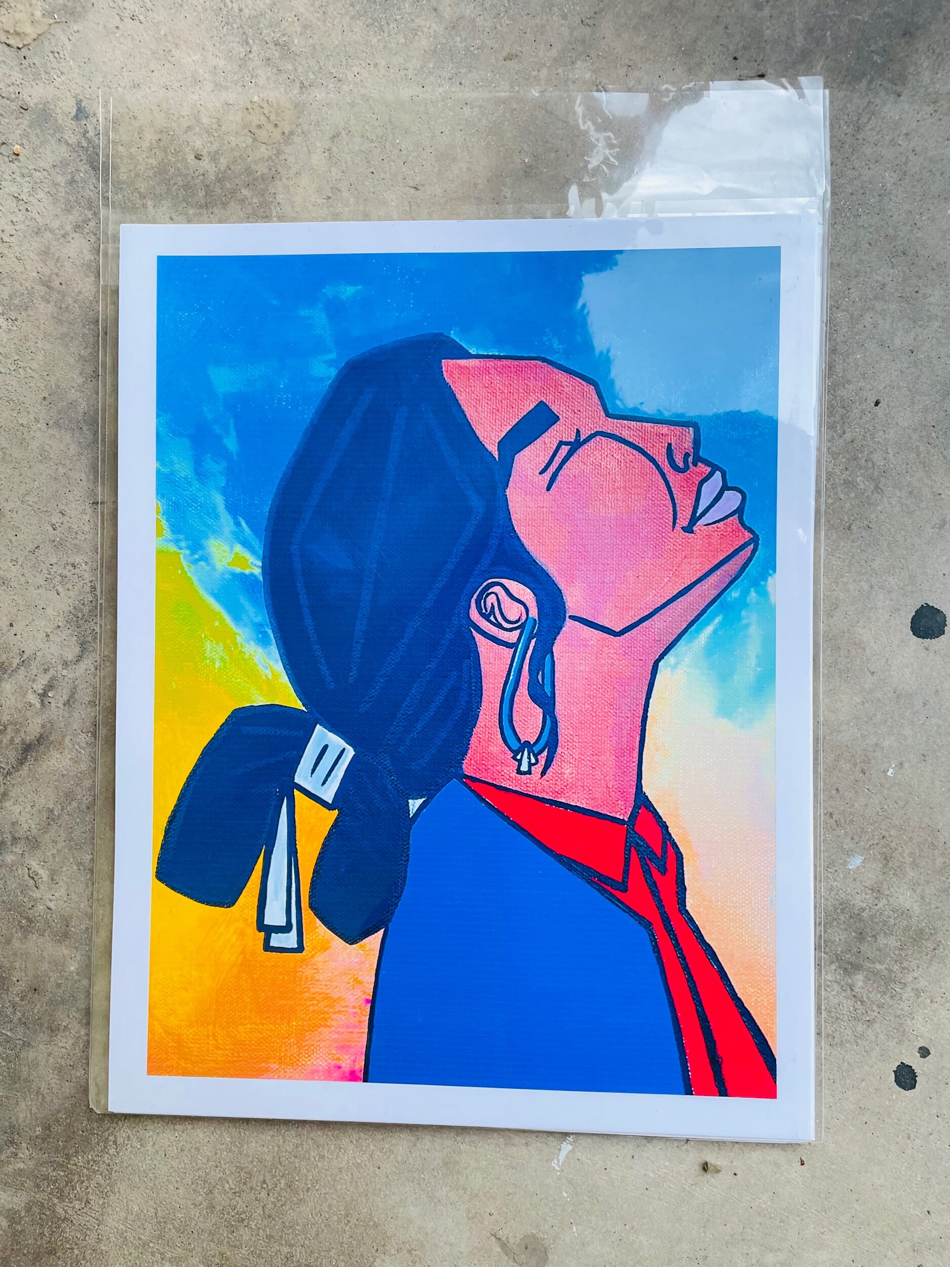 Print - Navajo Girl #7