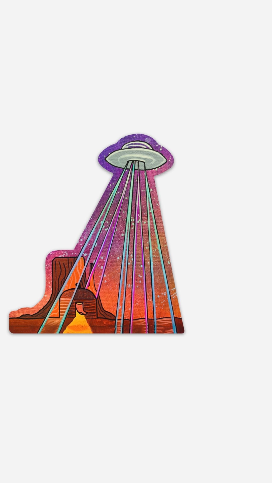 Pre-Order Sticker -UFO over MV #2