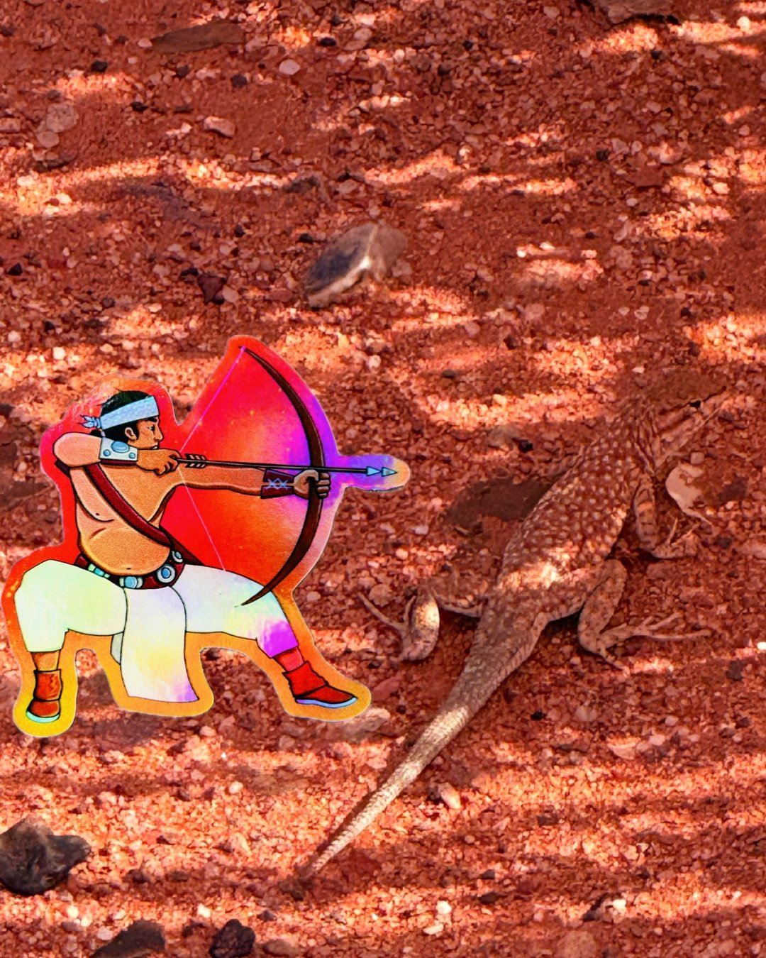 Sticker - Hefty Navajo Warrior