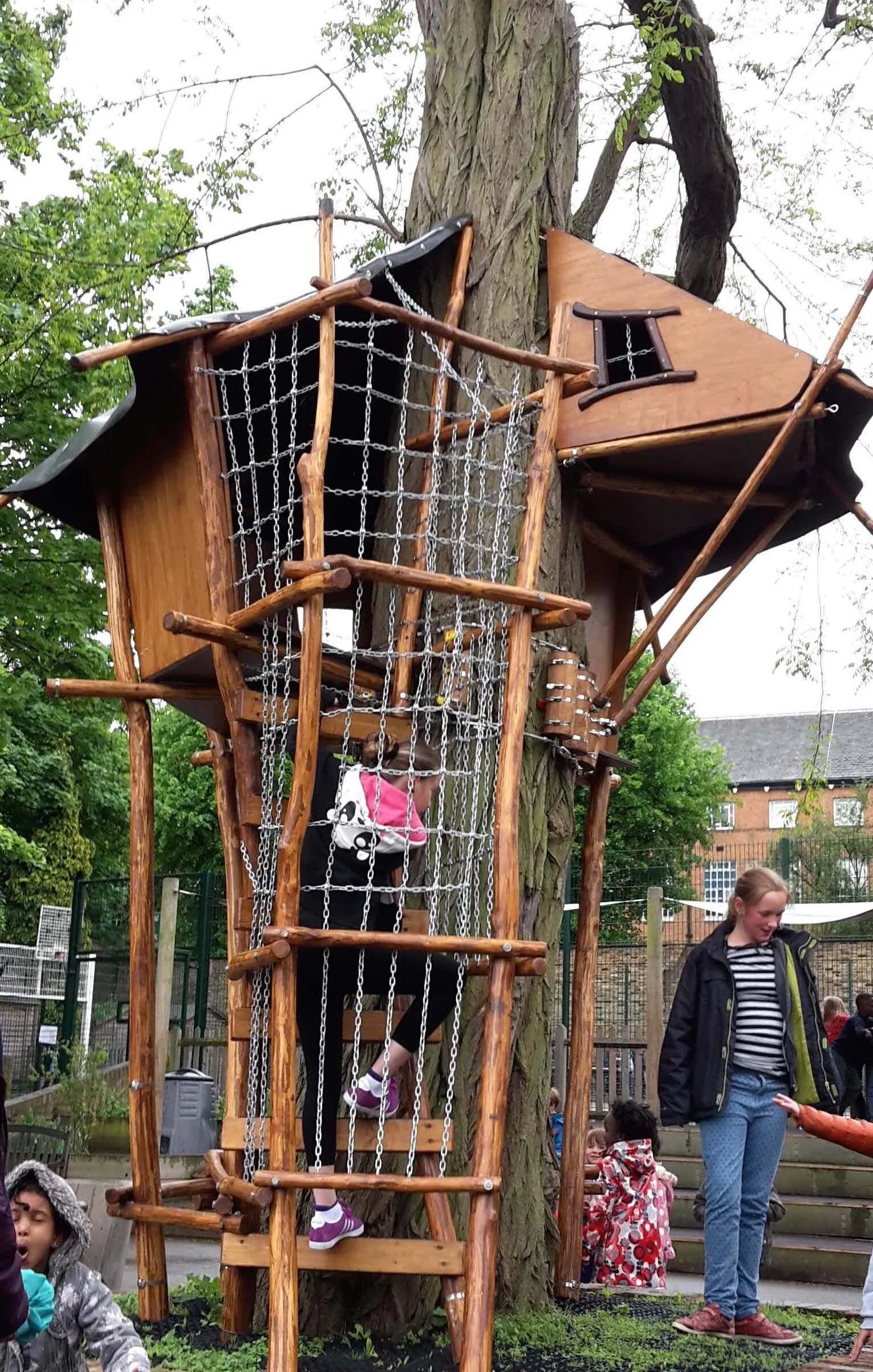 Playground design, adventure playground