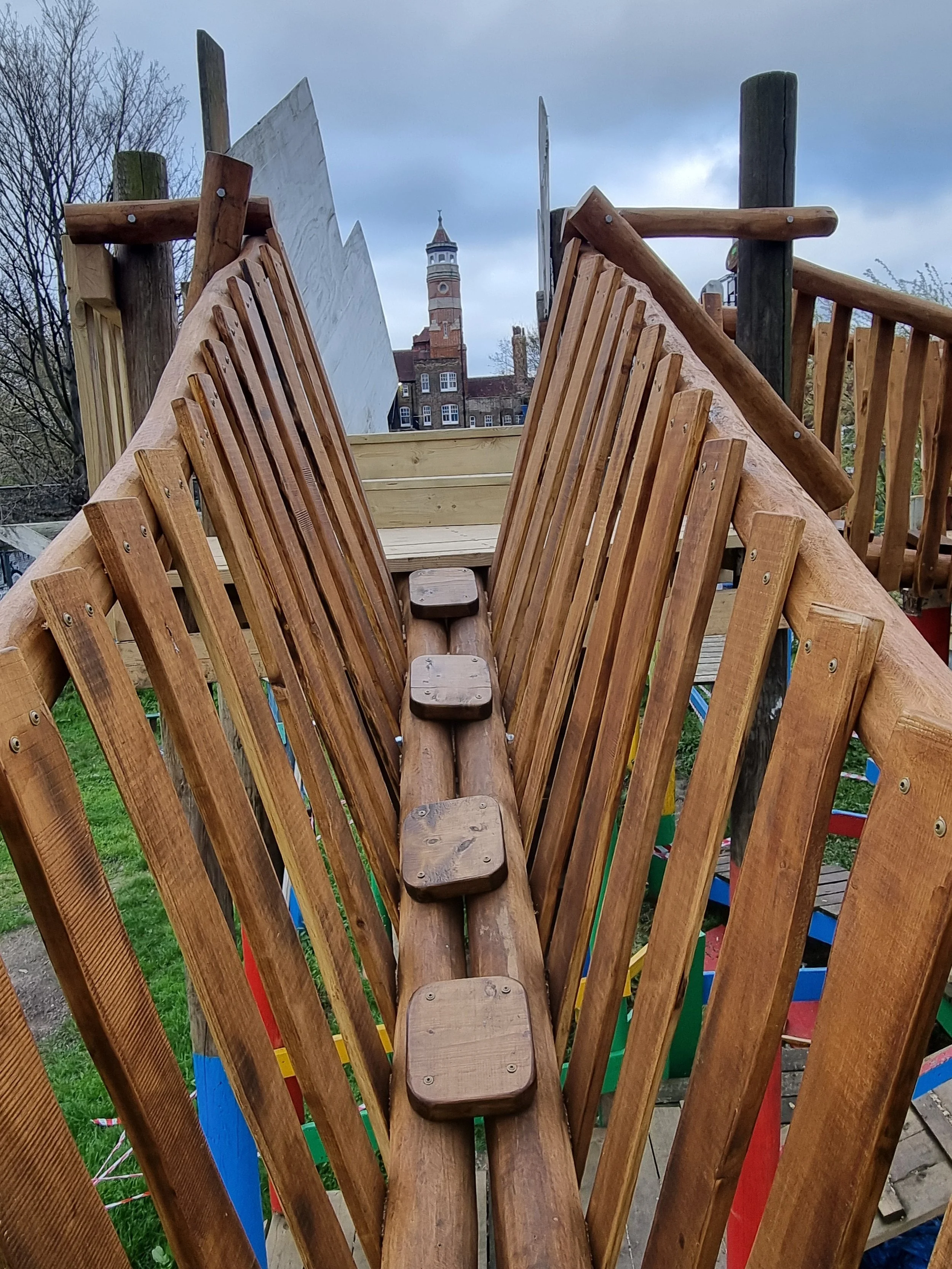 Playground design, adventure playground
