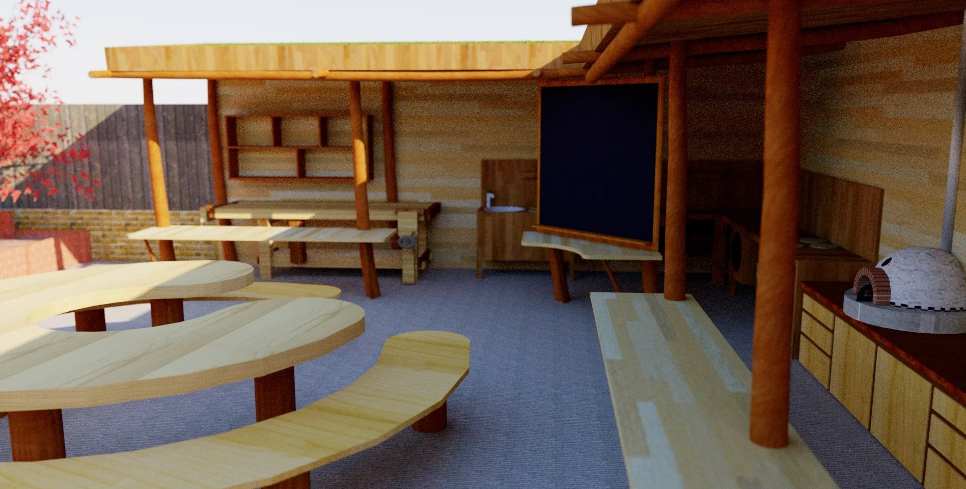 the kitchen layout