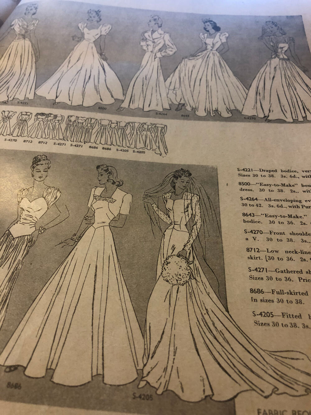 NINA RICCI Wedding Bridal Gown Bridesmaids Vogue 1363 Sewing Pattern with  LABEL | eBay