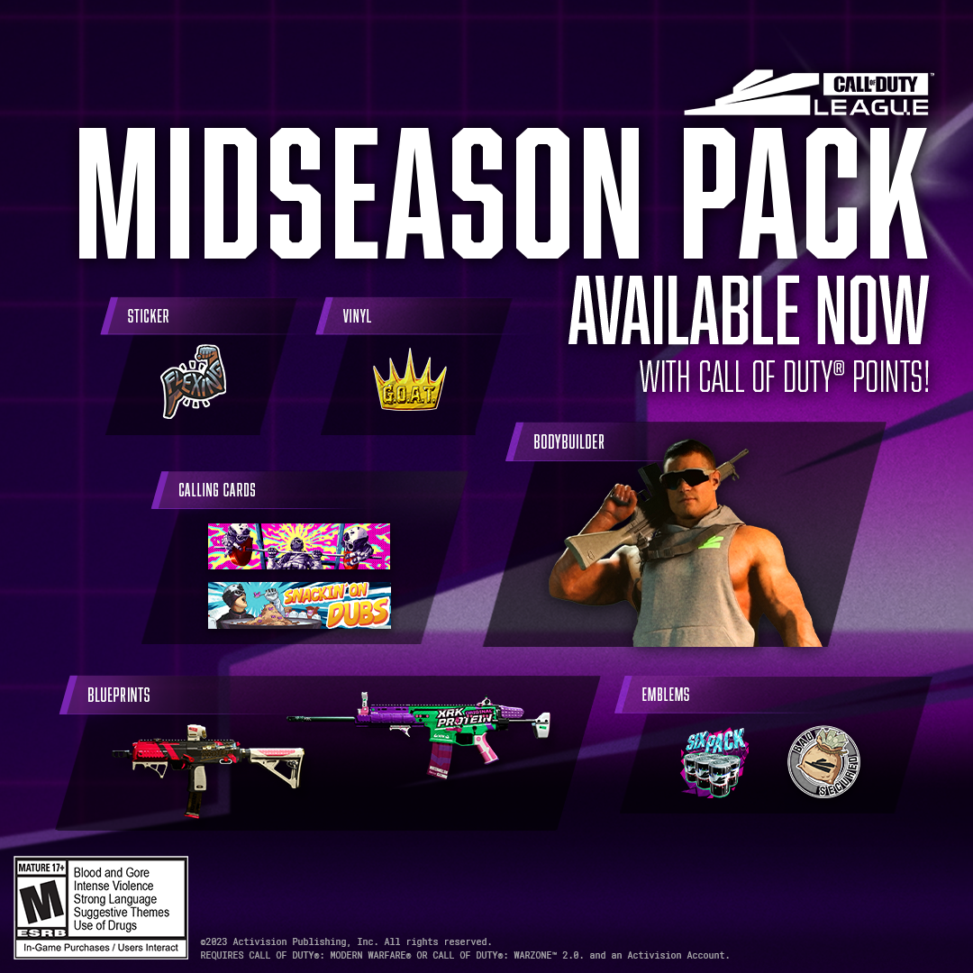 enUS-NA-Agnostic-CODMW2WZ2-CDL-Midseason-FullGame.MidSeasonPack.Z-AvailNow-STAT-1080x1080-0-0-CDL-Social-V0-0623.png