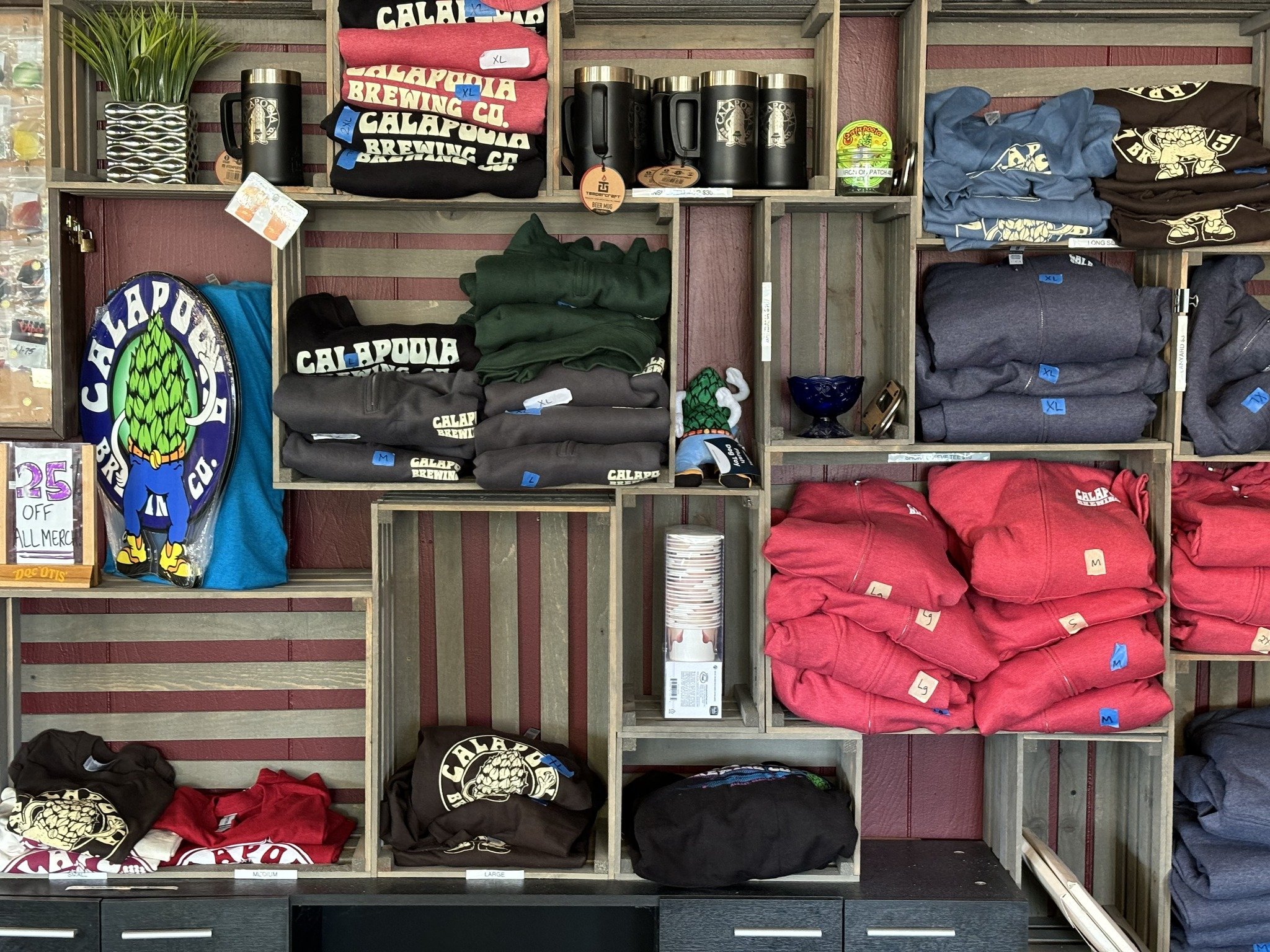 Happy Earth Day! All in stock merch is 25% off. Come in and stock up on your favorites.