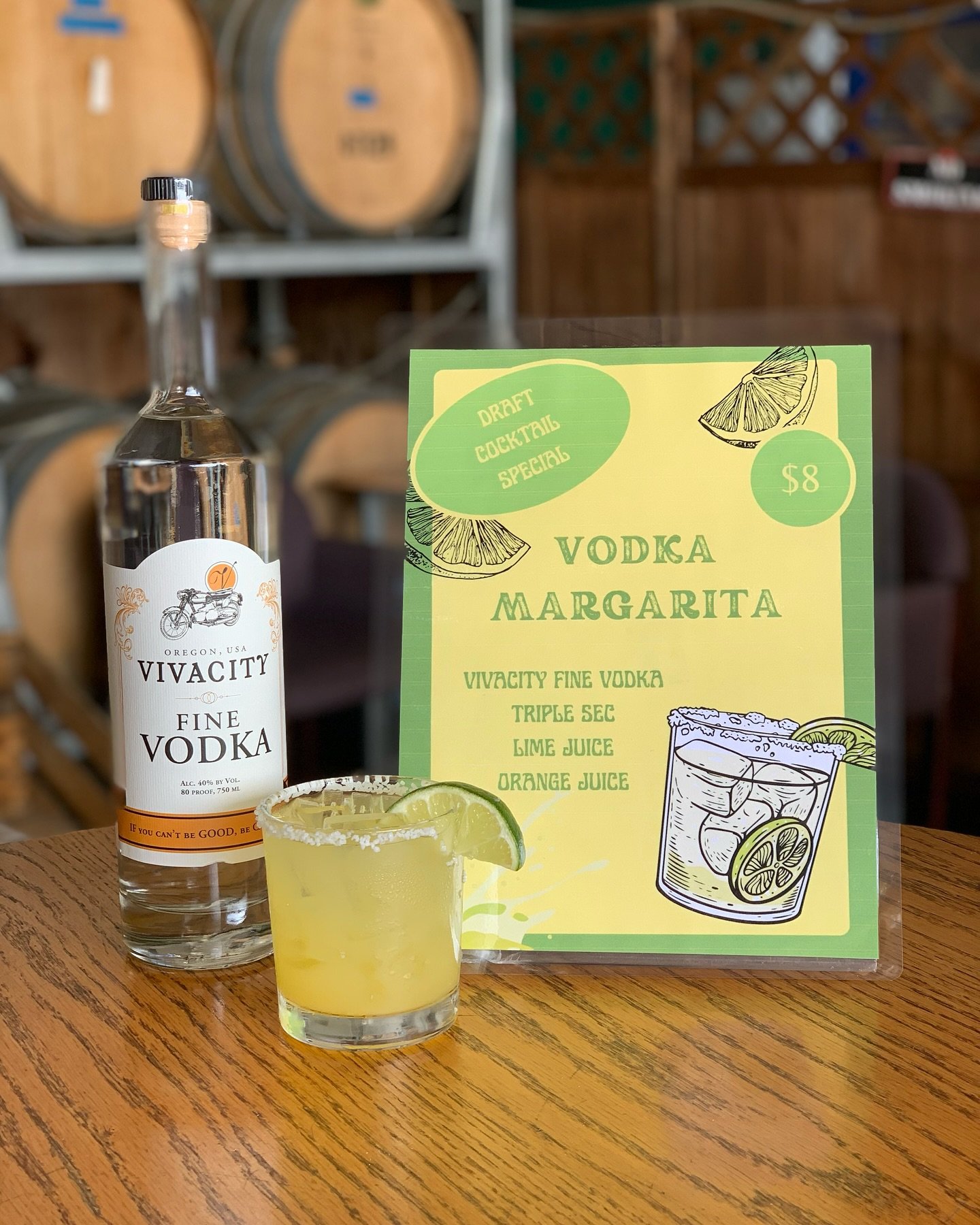 We have the perfect cocktail for this warm week ahead. A Vodka &ldquo;Margarita&rdquo; featuring Vivacity Fine Vodka.