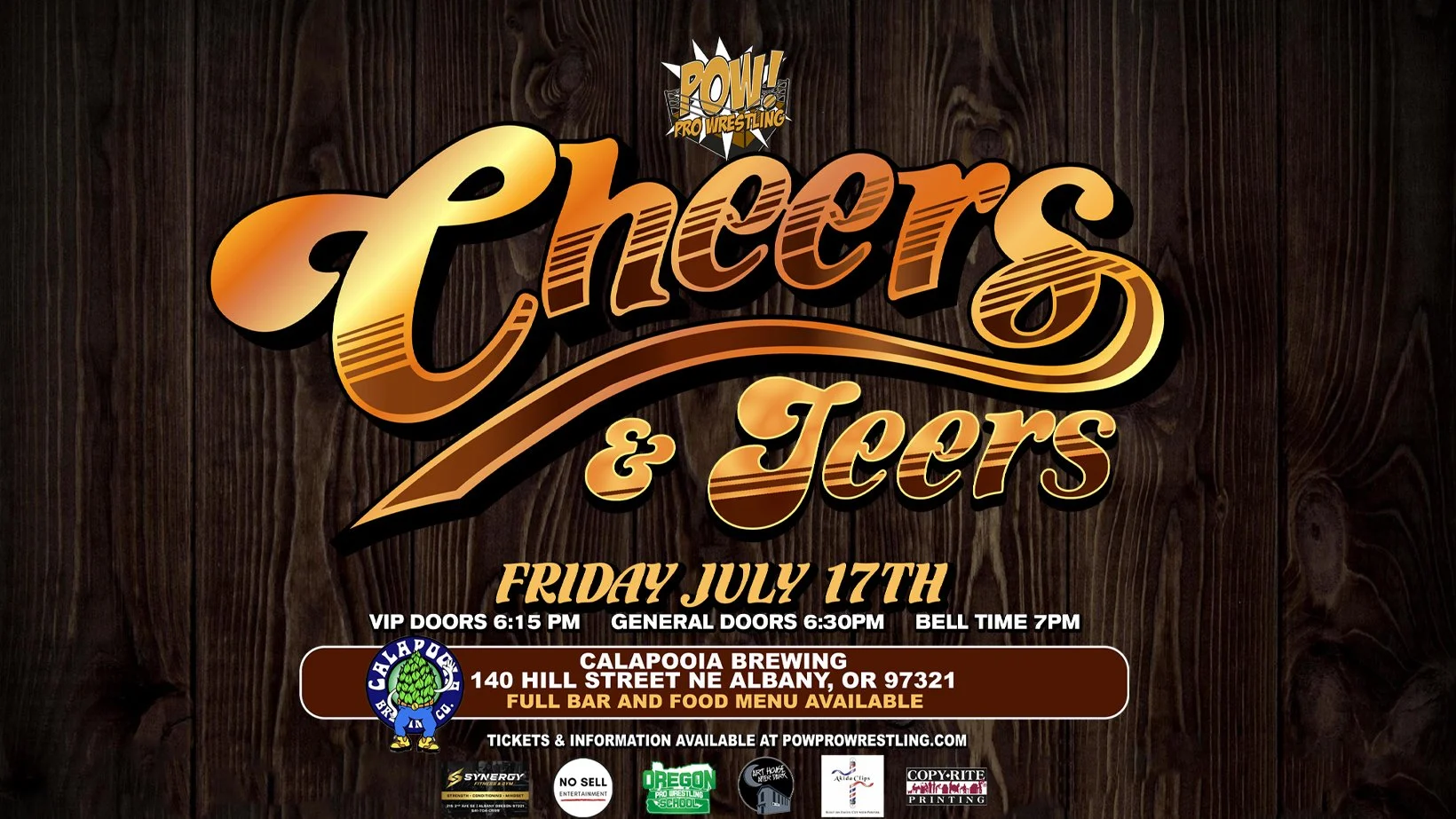 POW! Pro-Wrestling Presents: Cheers &amp; Jeers