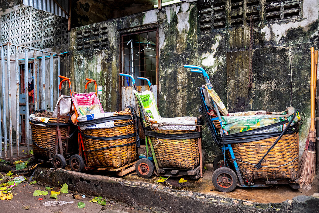 shopping trolleys