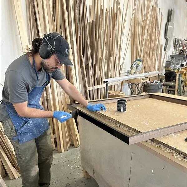 Artserve framing fabricator hand crafting custom frame