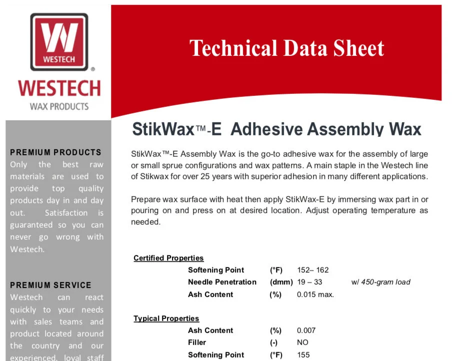 StikWax™ Adhesive Wax
